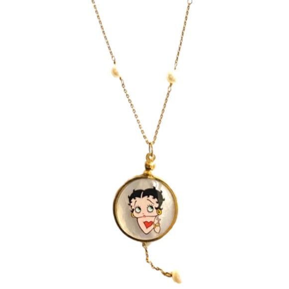 Betty Boop 18K Gold International Collectors Society  Necklace - Picture 1 of 6